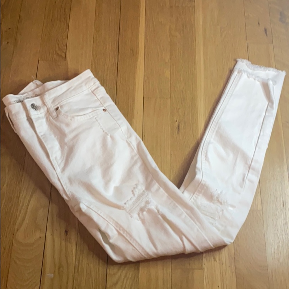 White jeans